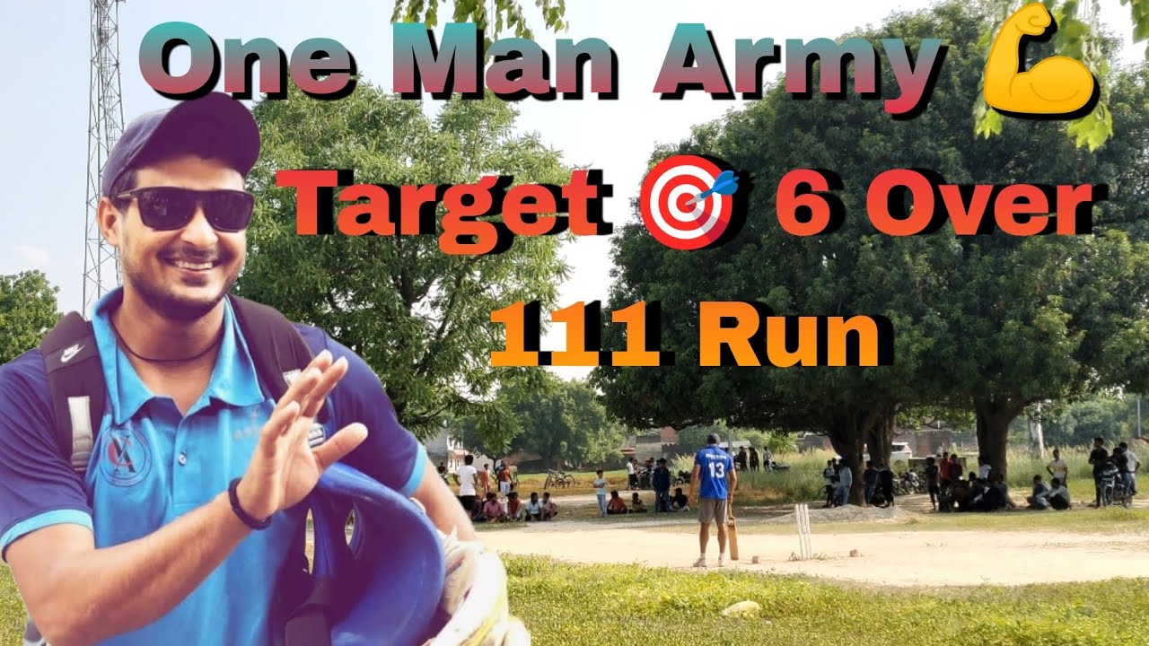 Balram Pandey Chased 111 Run In 6 Over | One Man Arm Balram Pandey |#yt  #cricket @Utkarsh21yadav