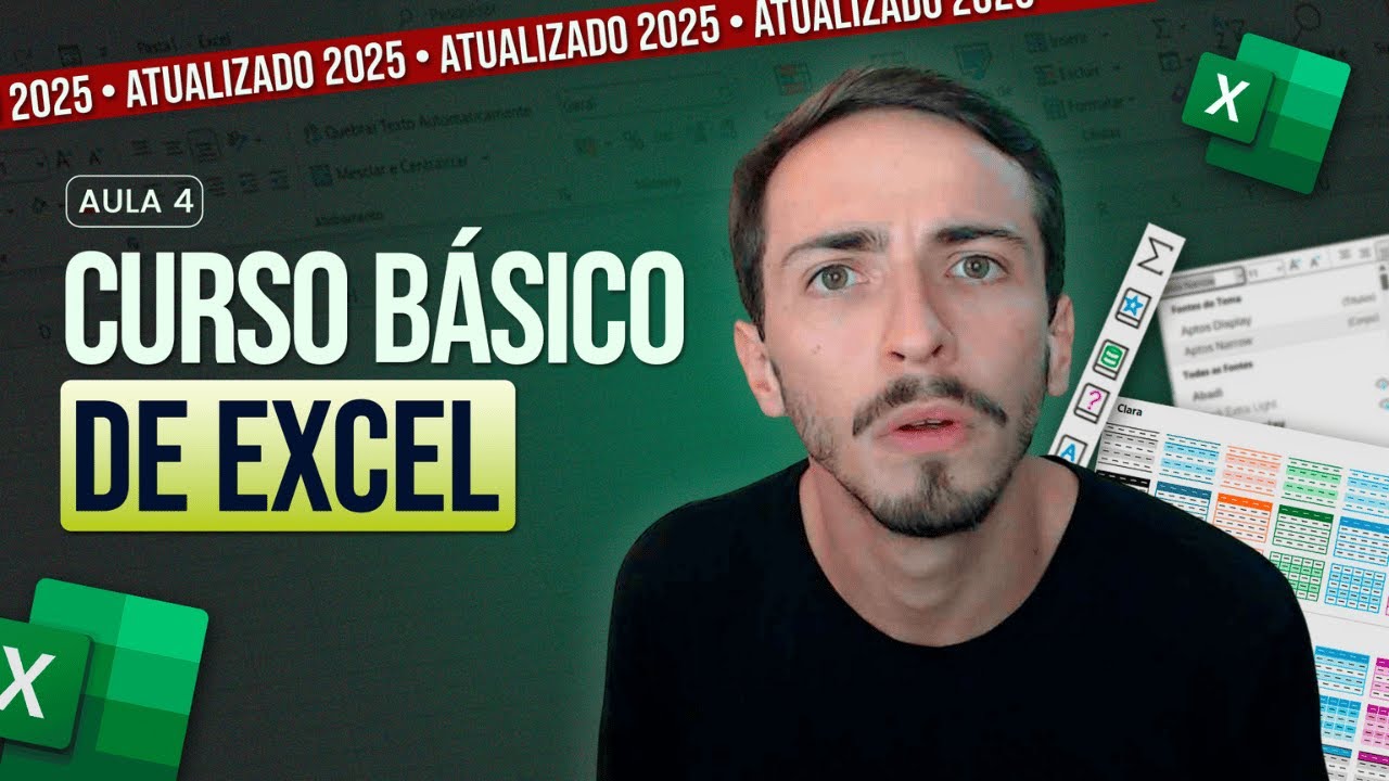Curso B&aacute;sico de Excel 2025 | Aula 4 | GRATUITO