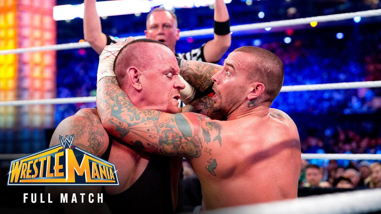 ПОЛНЫЙ МАТЧ — Гробовщик против CM Punk: WrestleMania 29