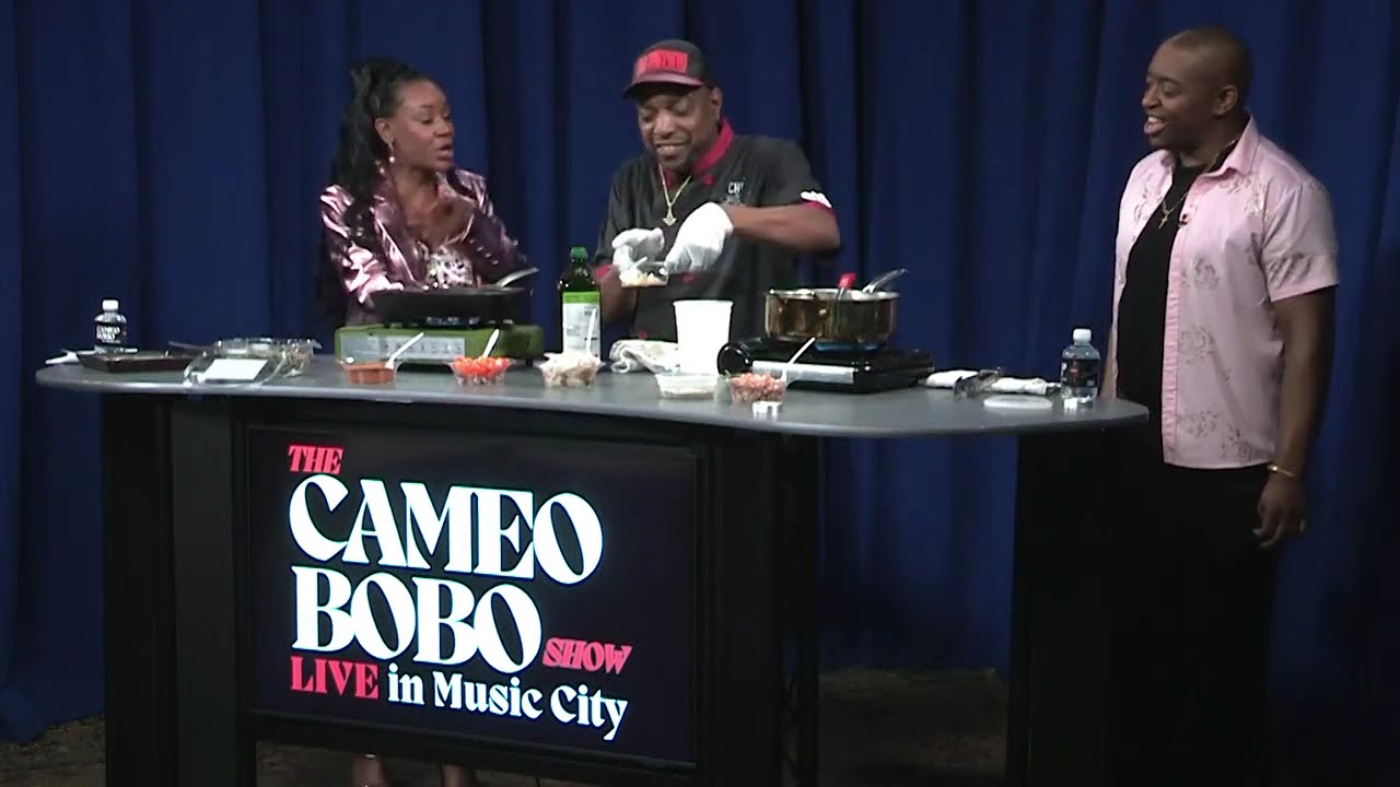 Chef Sterling Wright (Hell's Kitchen) Makes History: Cooks Live on Cameo Bobo Show | Shrimp & Grits