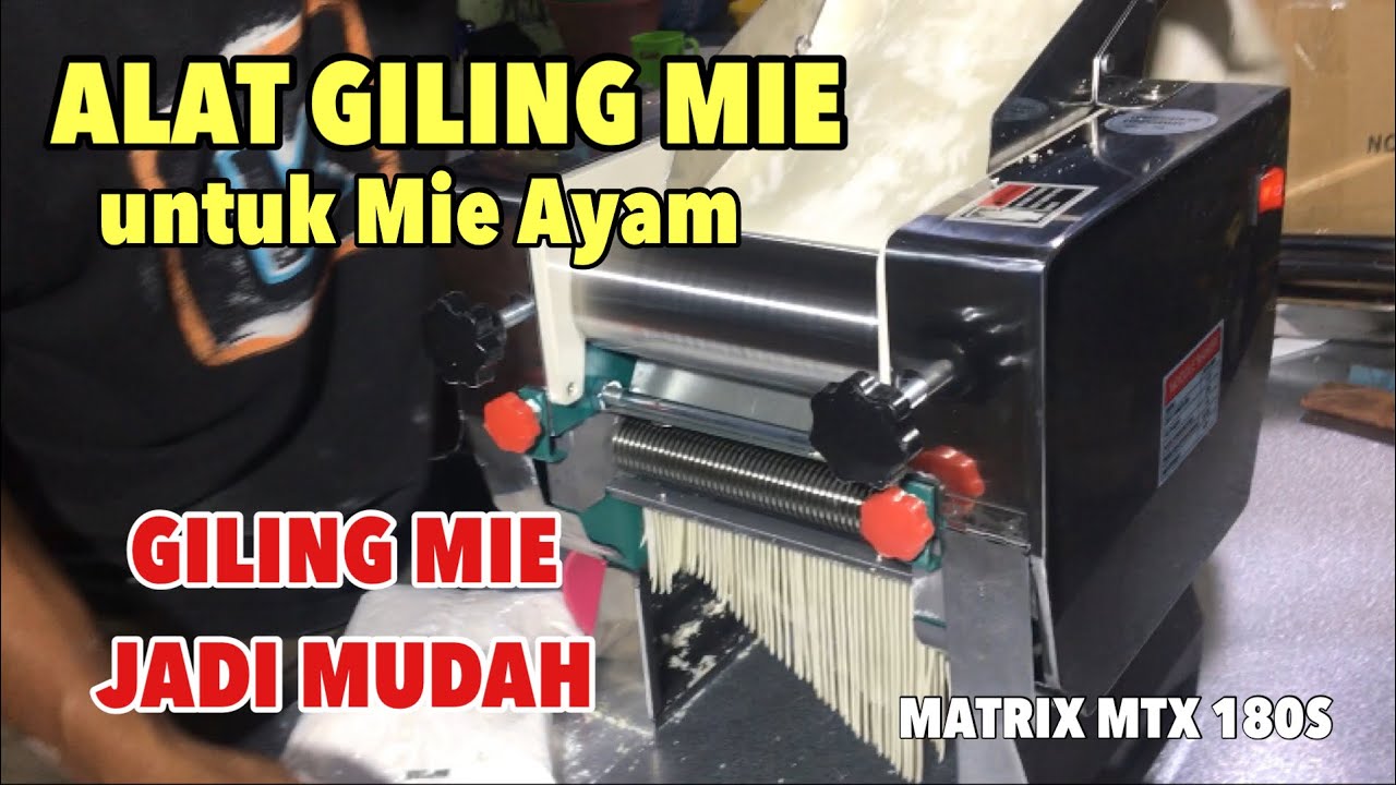 MESIN GILING MIE AYAM MURAH TERBAIK, MATRIX MTX 180S