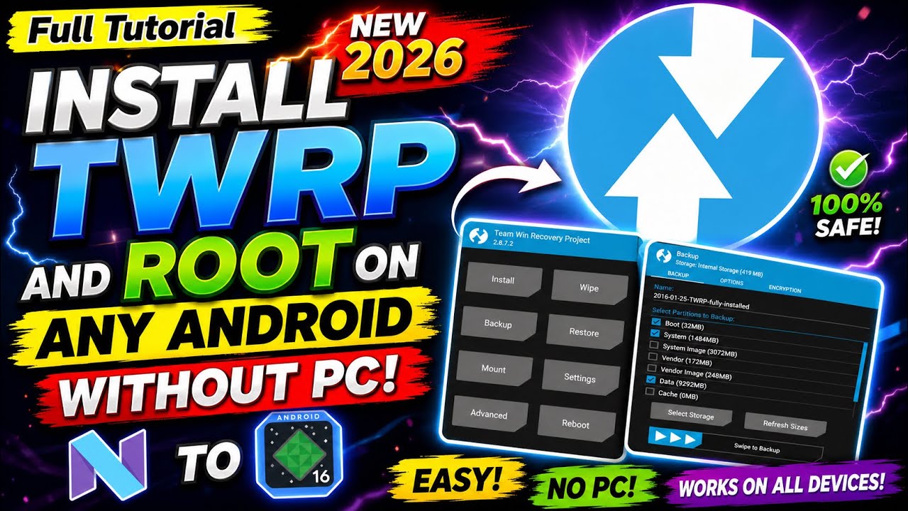 How to Install TWRP Recovery on Any Android Without PC (2026 Method)