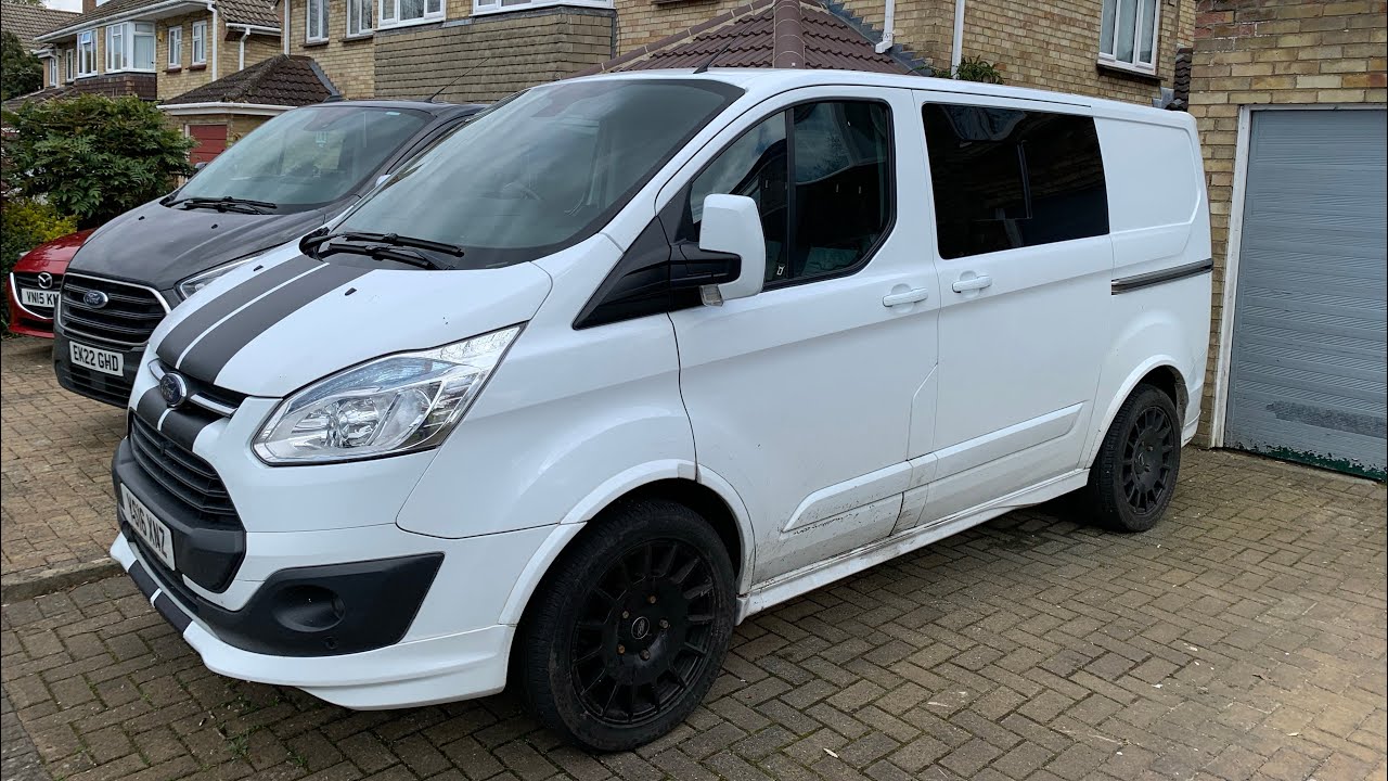 Ford transit custom rear window install