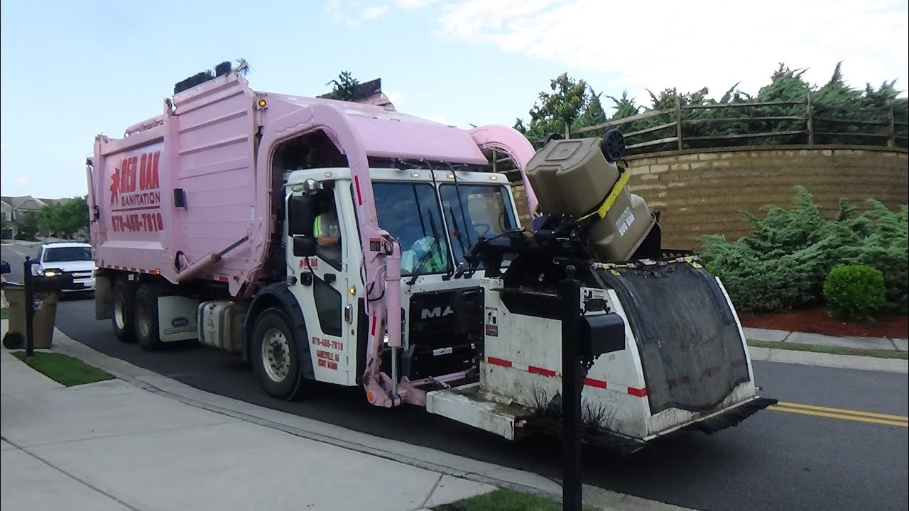 Red Oak Sanitation- Mack LR Heil Odyssey W/ Curotto Can ll