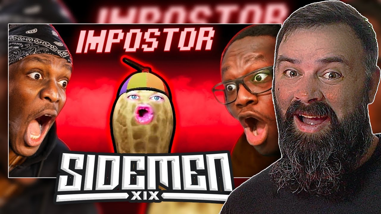 SIDEMEN AMONG US WITH THEBURNTPEANUT!!! (Reaction) | GOOP ROLE! | OrvieWoah Reacts