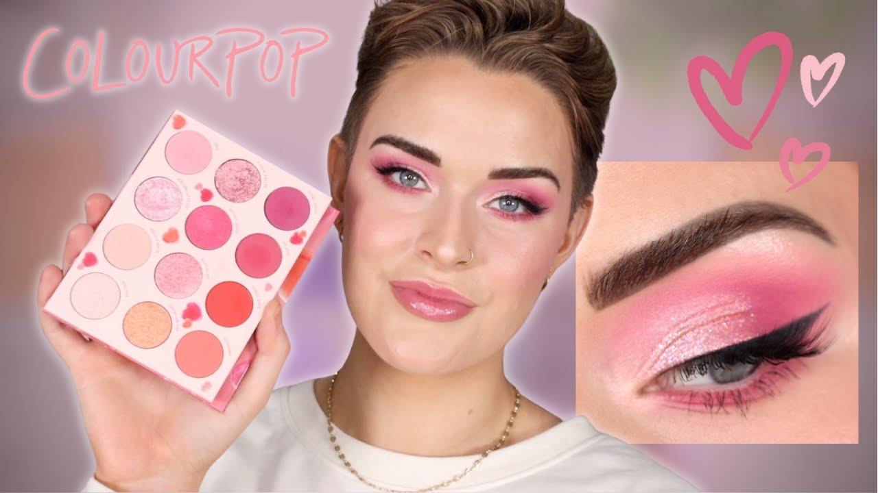 ColourPop Valentine's Day Lost In Love Collection | Pink Eyeshadow Tutorial