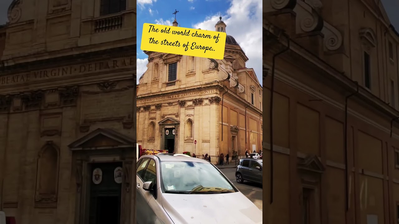 The old world charm of the streets of Europe, travel, simple life