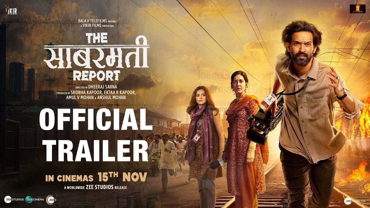 The Sabarmati Report Official Trailer | Vikrant M, Raashii K, Ridhi D | Ektaa K | InCinemas Nov 15