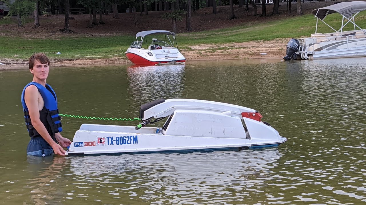 Learning To Ride A 1987 Kawasaki JS300 Stand Up Jet Ski