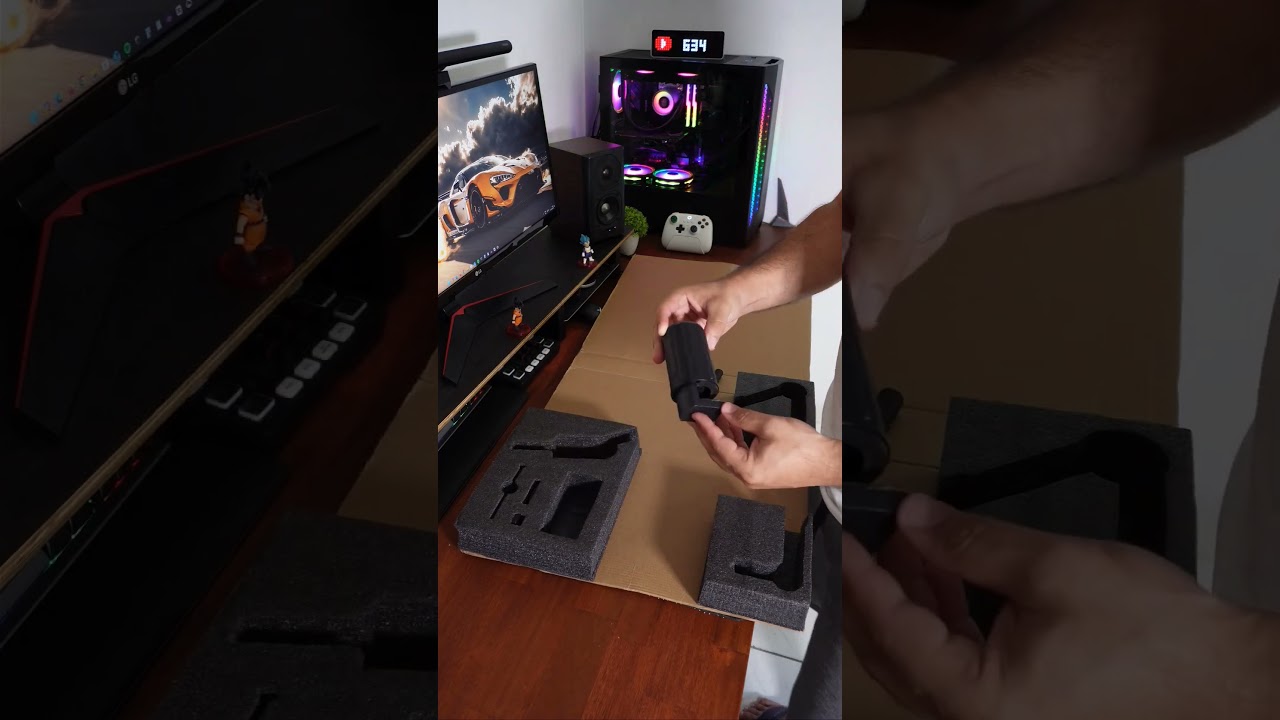 Maono BA90 - O melhor bra&ccedil;o articulado do aliexpress. #maono #boomarm #pcgamer #podcast #setup #pc