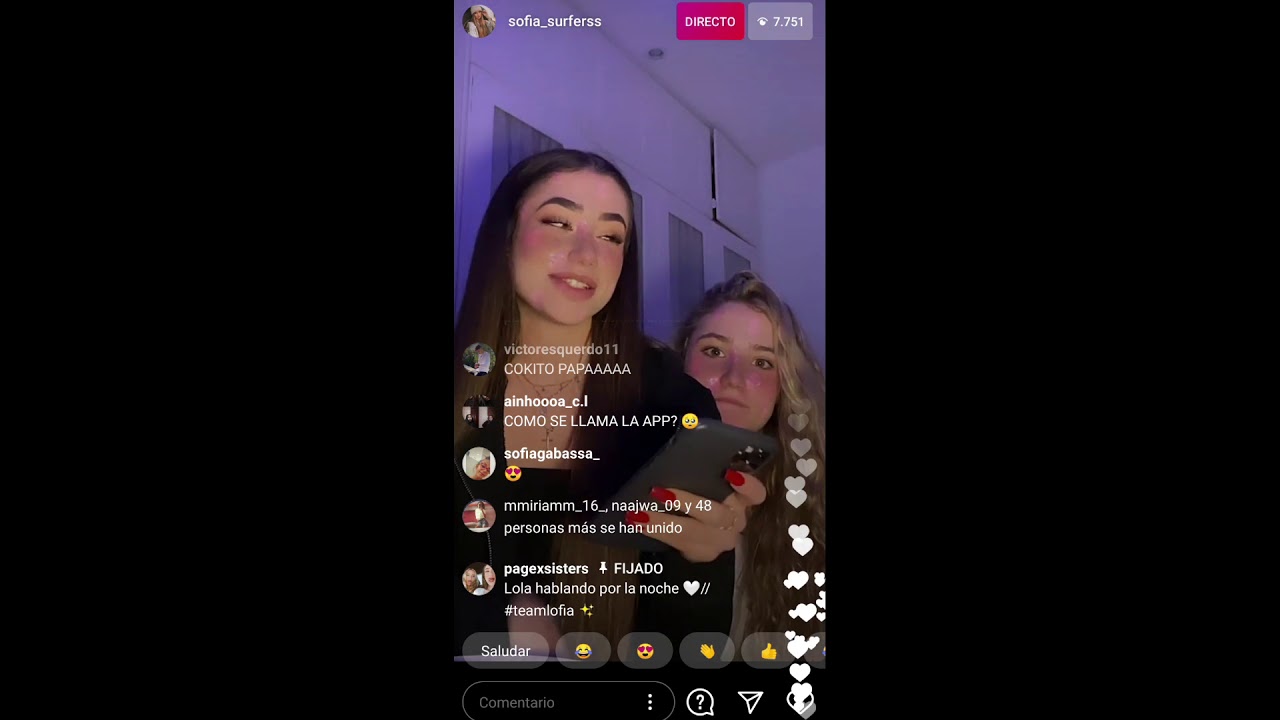 DIRECTO LOLA LOLITA Y SOFÍA SURFERSS (08/02/21)