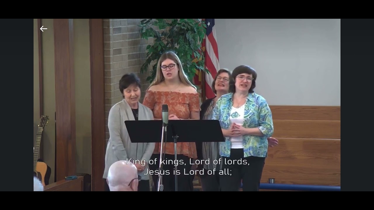 &ldquo;Jesus is Lord of All&rdquo; (Christian Church signing with piano)