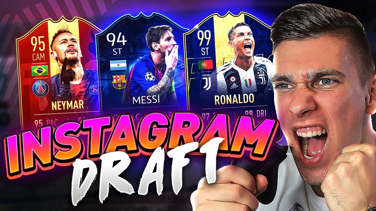 NAJPOPULARNIJI IGRACI NA INSTAGRAMU !! FUT DRAFT