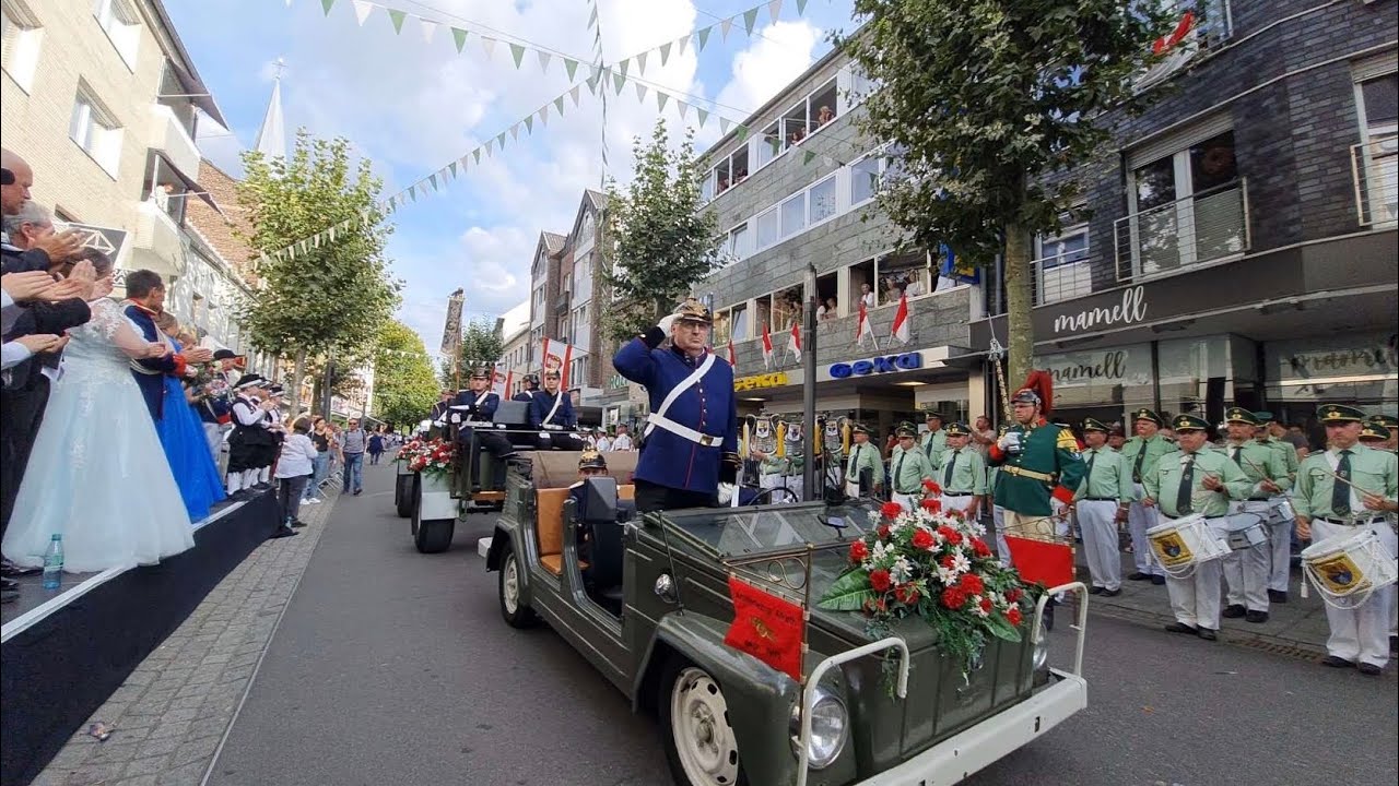 Grevenbroicher Schützenfest 2022 - Königsparade am Sonntag 4. September 2022
