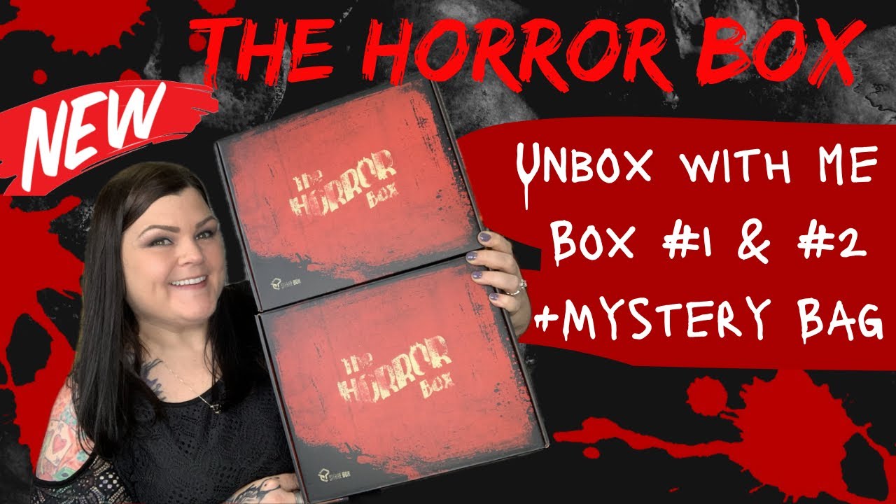 The Horror Box #1 & #2 +Mystery Bag Unboxing by: Sterye Box