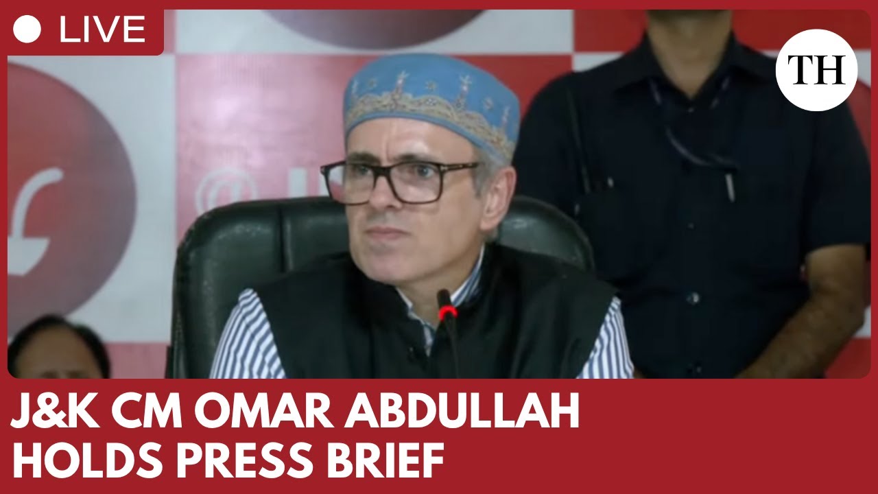 Jammu & Kashmir CM Omar Abdullah holds press conference in Jammu
