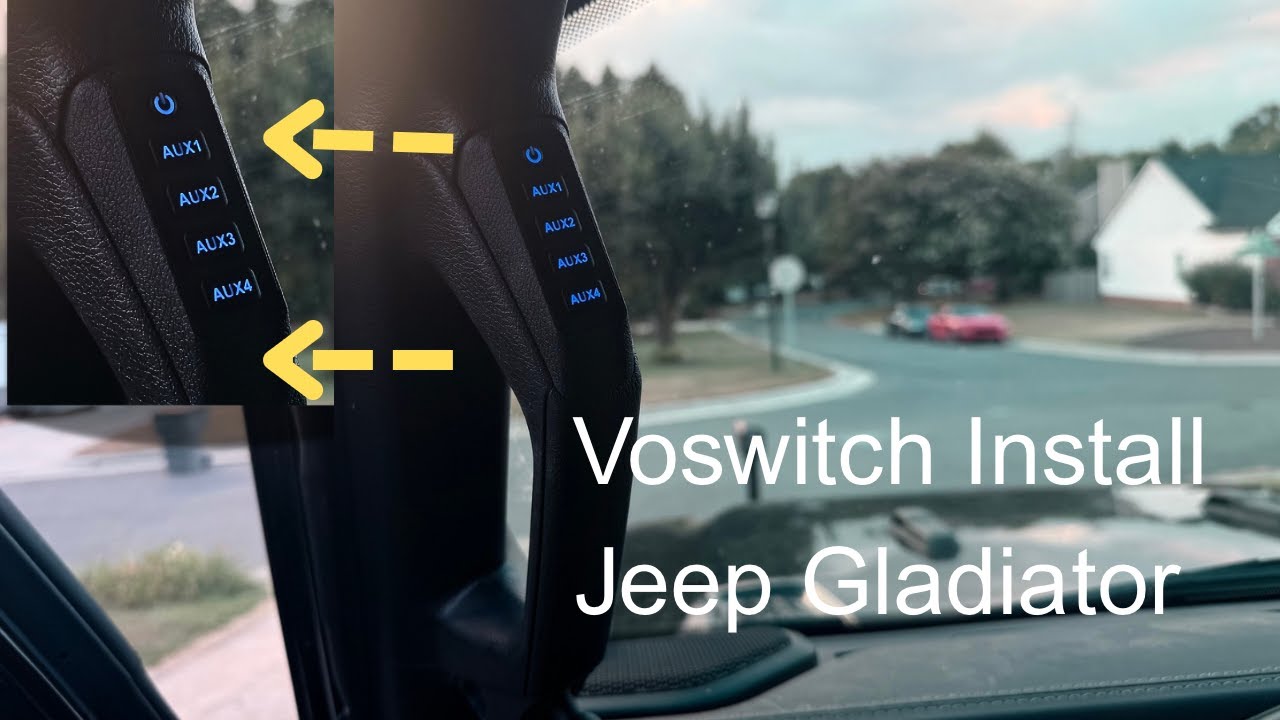 Jeep Gladiator Voswitch Install