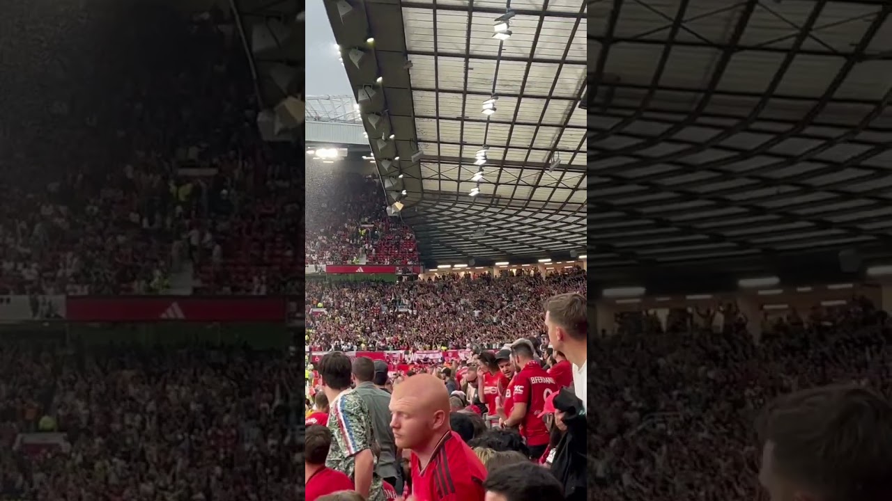 Full Time Whistle Arsenal Fans Celebrate Victory against Man Utd 🍾 #arsenalfans #arsenal
