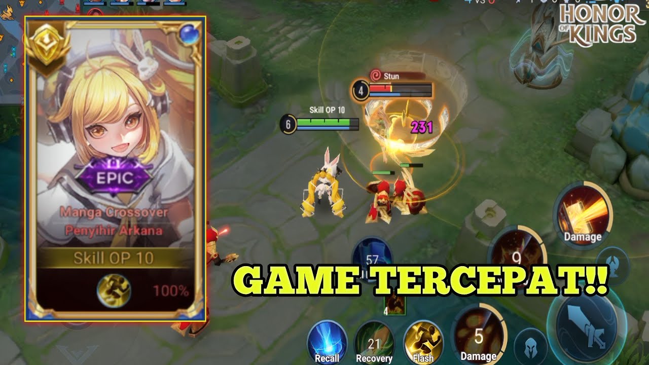 Honor Of Kings - PEAK (Angela) GAME TERCEPAT!! Musuh Gak Dikasih Kill Sama Sekali!? 😈