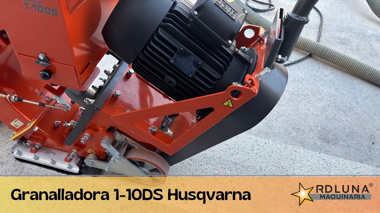 Puesta en marcha de la Granalladora Blastrac 1-10DS de Husqvarna