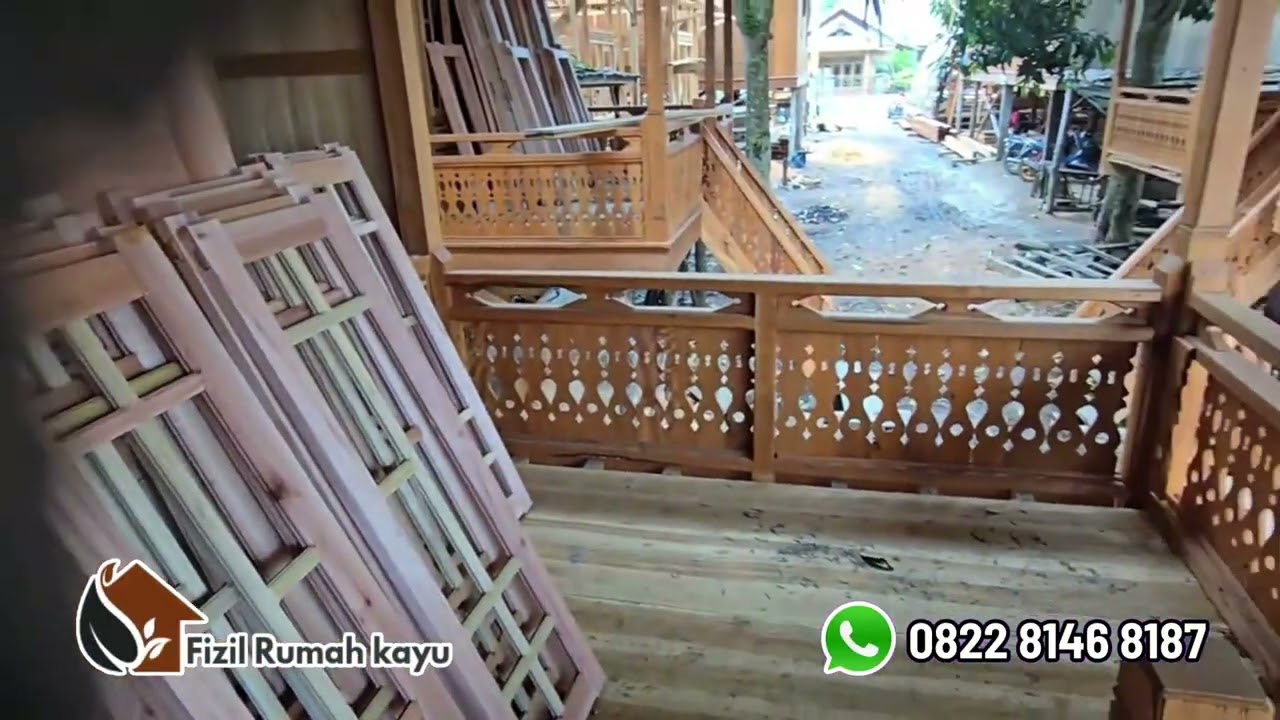 Tersedia Berbagai Macam Jenis Dan Ukuran Rumah Kayu, Workshop Fizil Rumah Kayu