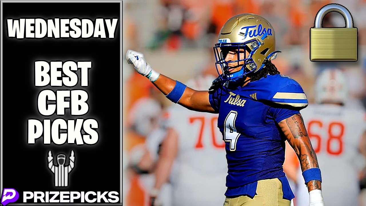 BEST CFB PRIZEPICKS | WEEK 8 | 10/21/26 | WEDNESDAY | FREE CFB PICKS Predictions, & Player Props