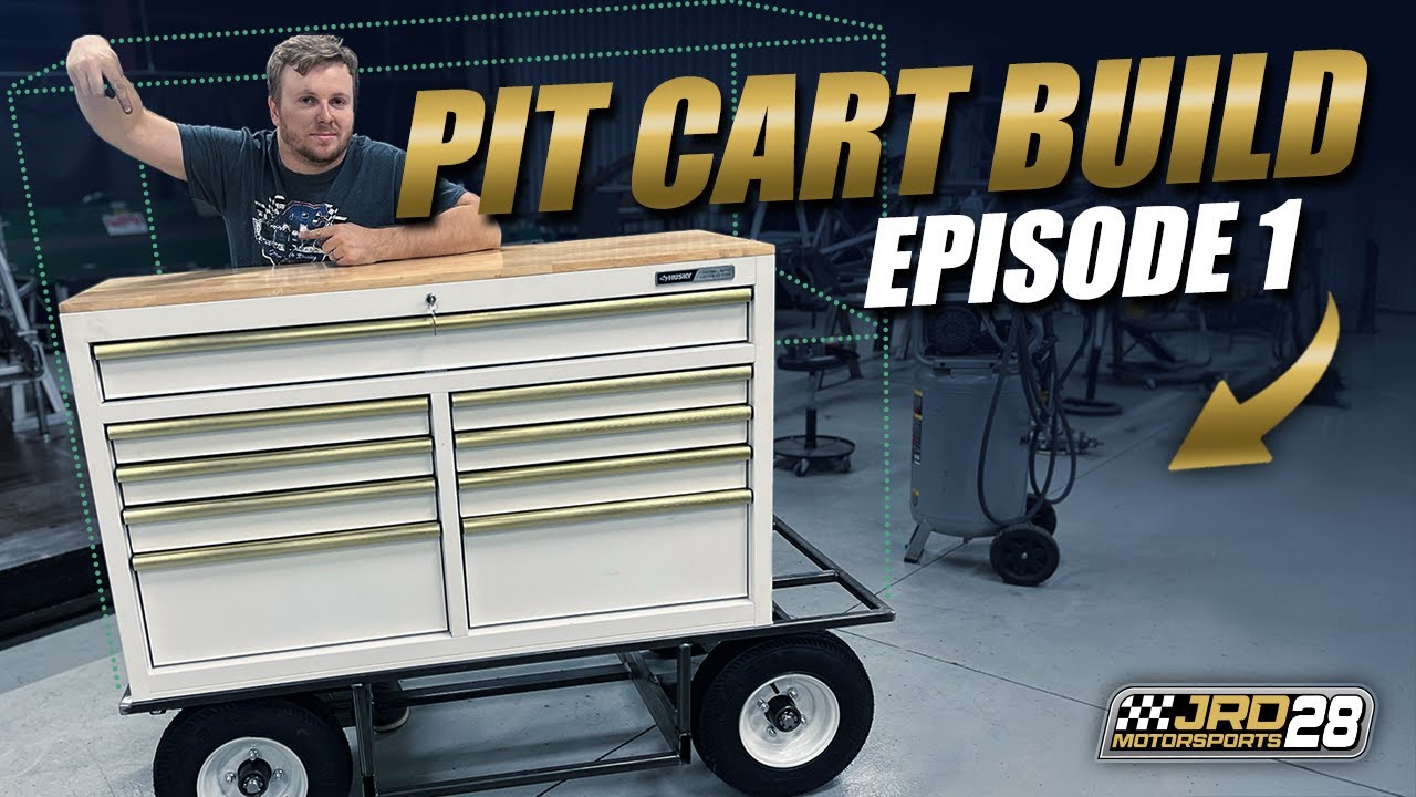 DIY NASCAR Style Racing Pit Cart Build: Episode 1
