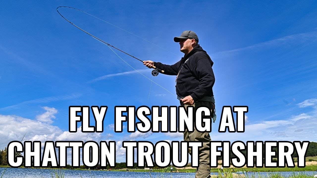 Stillwater Trout Fishing in the North of England - Fly Fishing at Chatton Trout Fishery, Alnwick.