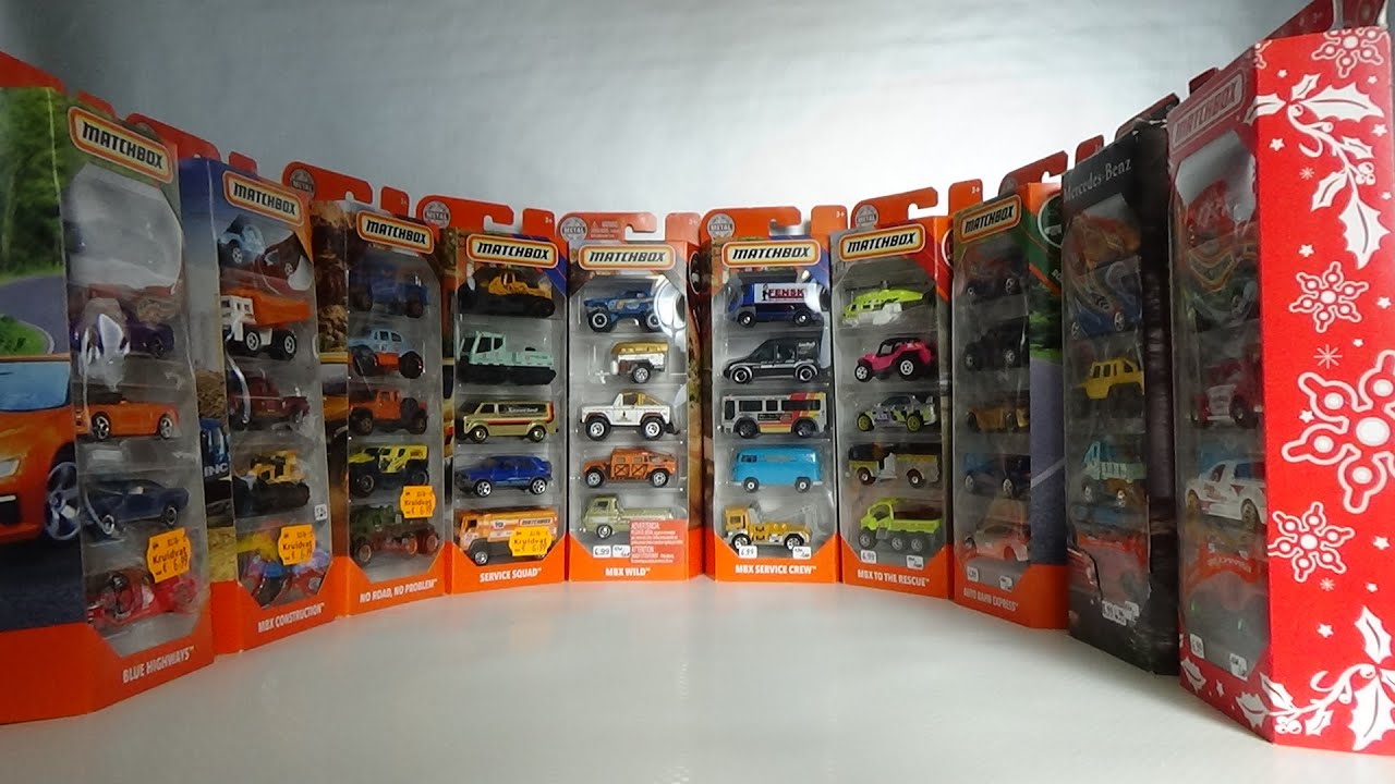 Matchbox 2019 5-packs