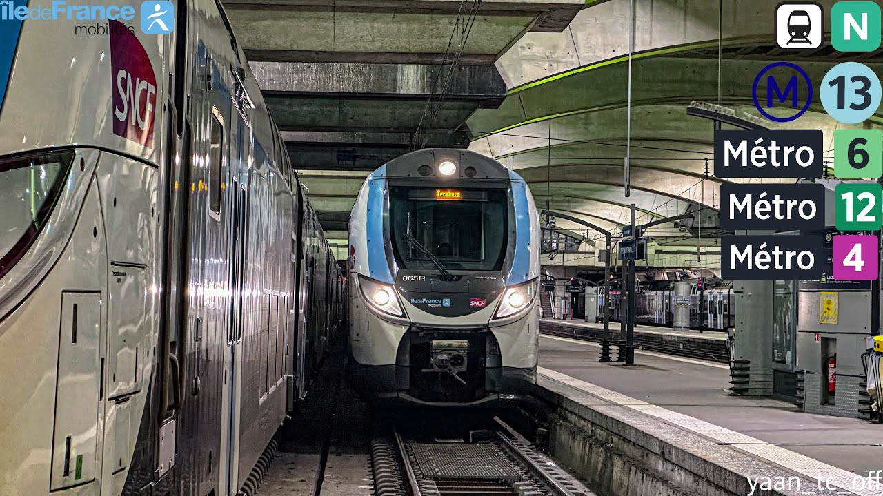 Paris/ France🇫🇷Gare de Paris-Montparnasse Transilien N  / Métro 6,12,4,13