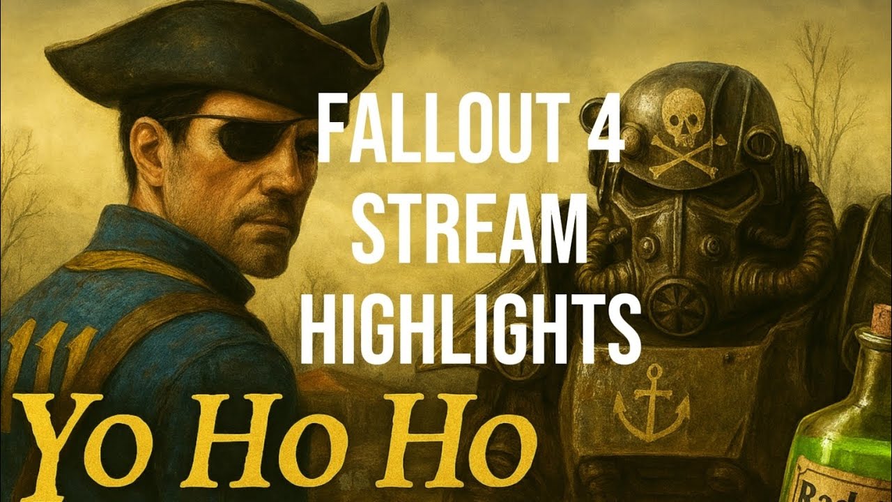 🏴&zwj;☠️Ты можешь быть пиратом?? (Лучшие моменты трансляции Fallout 4)
