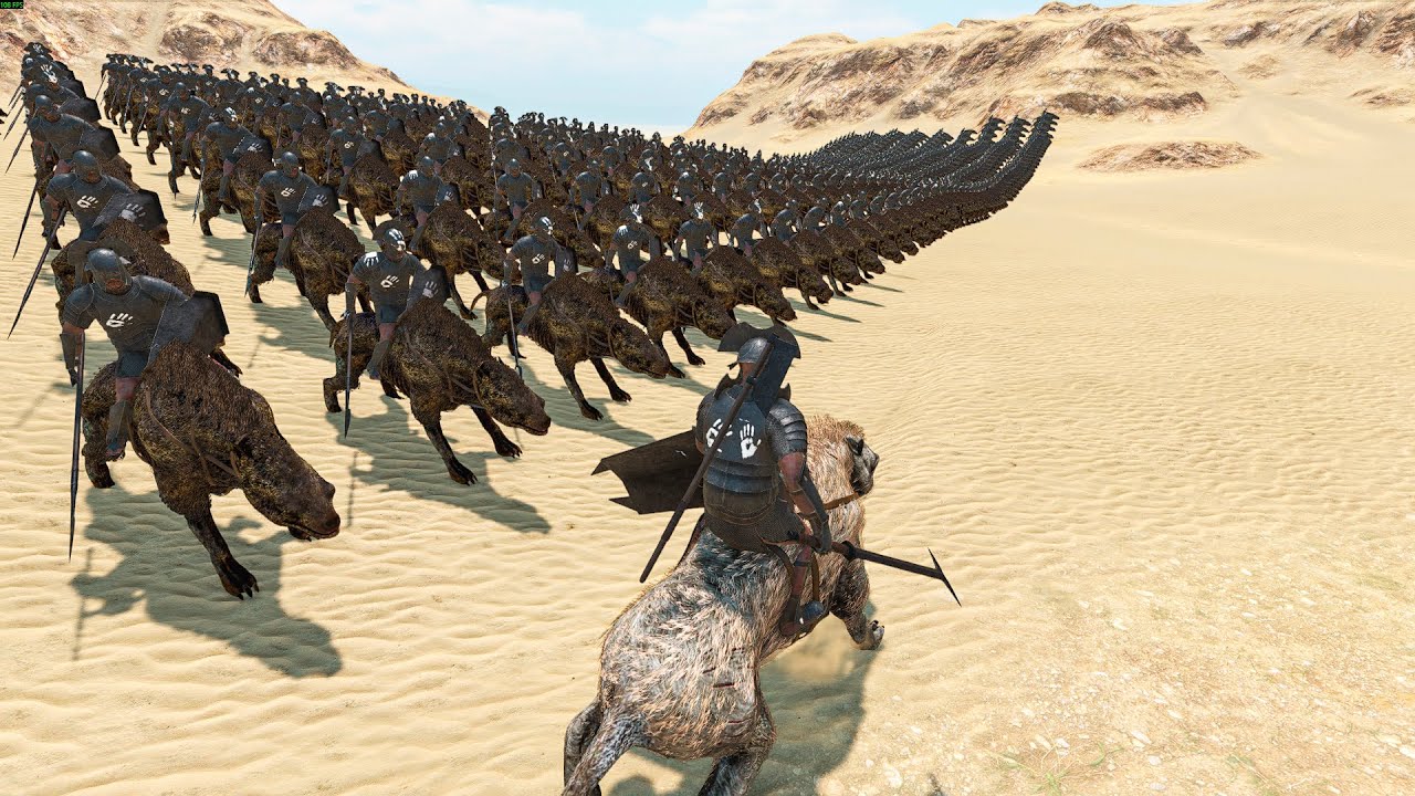 500 Orc Wargs Against 500 Elves in the Desert — On Paper, This Makes No Sense