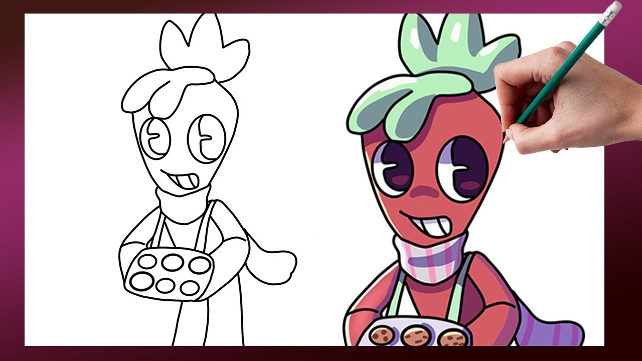 How To Draw Sprout From Dandy's World