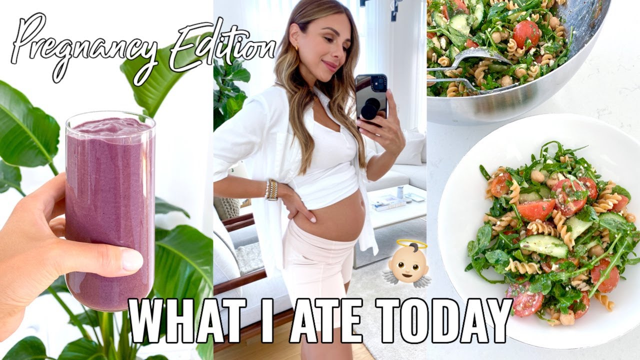 WHAT I ATE TODAY | Healthy, Quick & Balanced | 5 Months Pregnant + Supplements | Annie Jaffrey