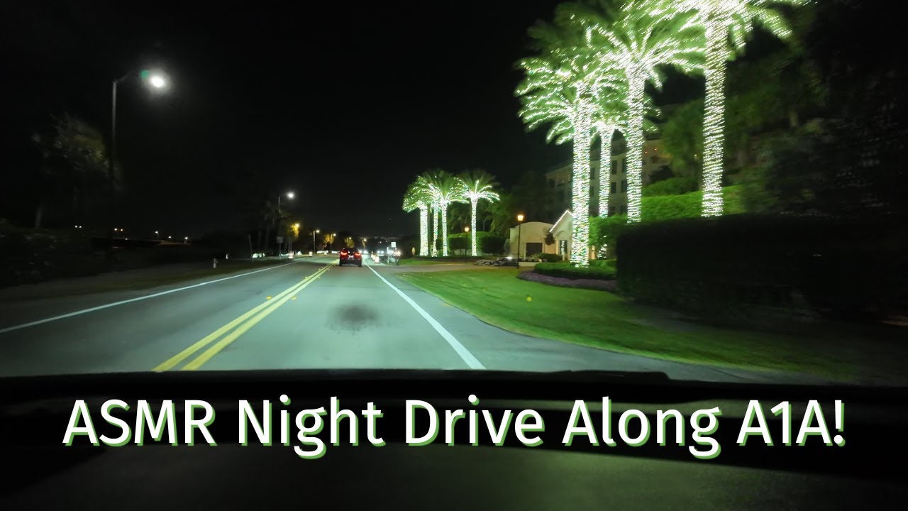Night Drive along A1A! Lantana, Boynton Inlet, Mar-a-Lago, and West Palm Beach