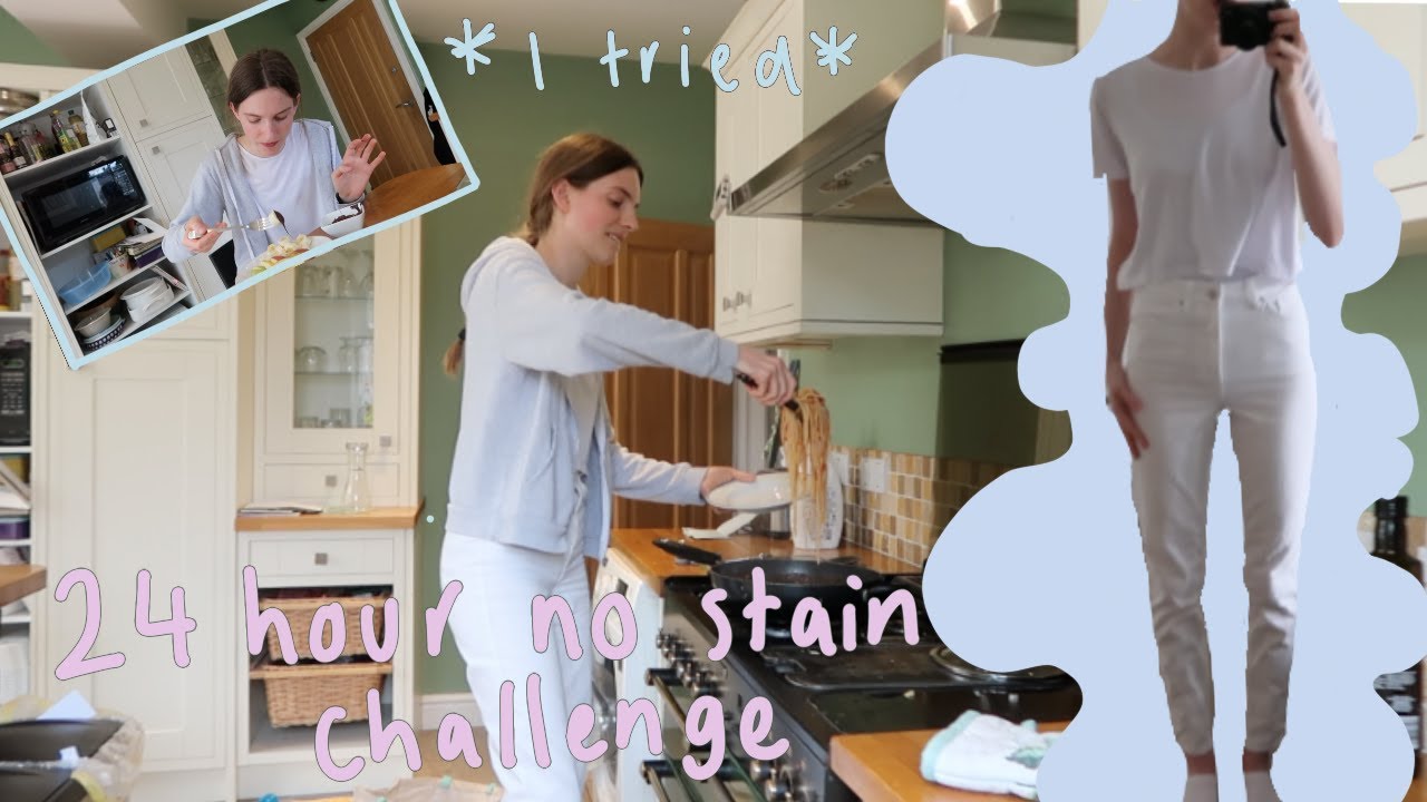 Try not to get a stain 24 hour challenge *it&rsquo;s harder than it looks*