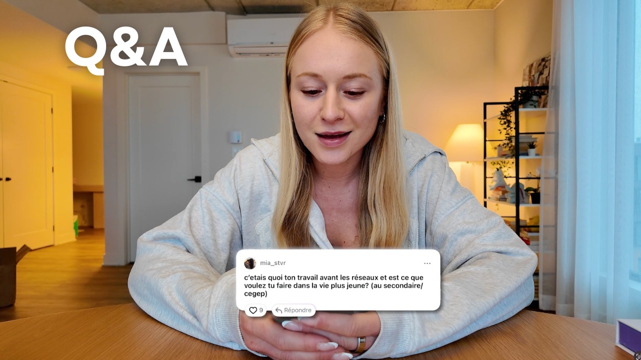 Q&A | comment je gagne ma vie, réparer une relation, coaching tips