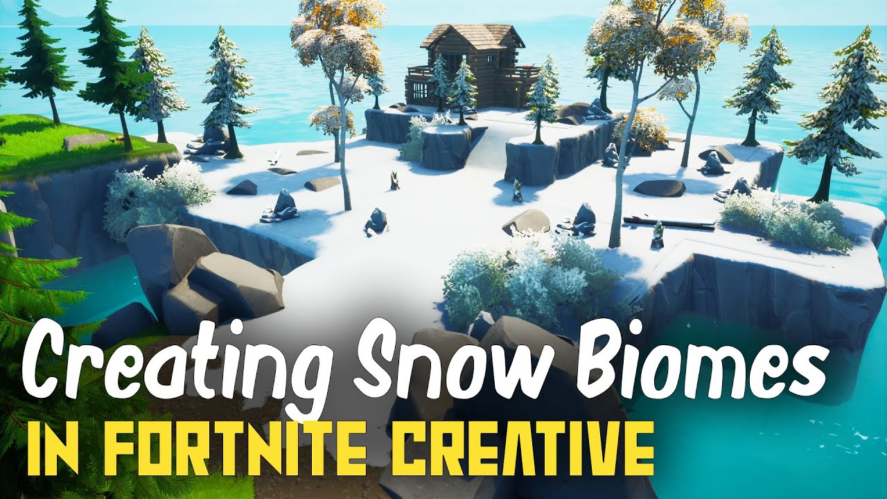 Create a Snow Biome in Fortnite Creative