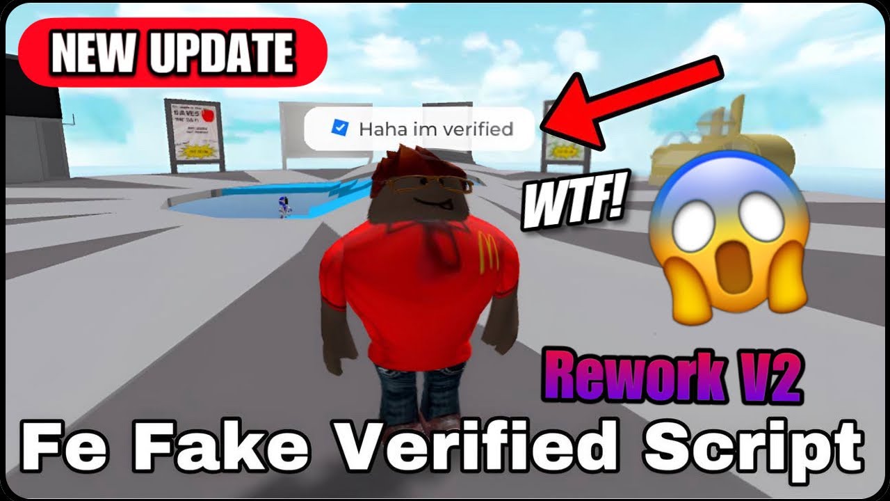 [FE] Rework V2 Verified icon + Chat Bypass Script - Roblox Troll Script
