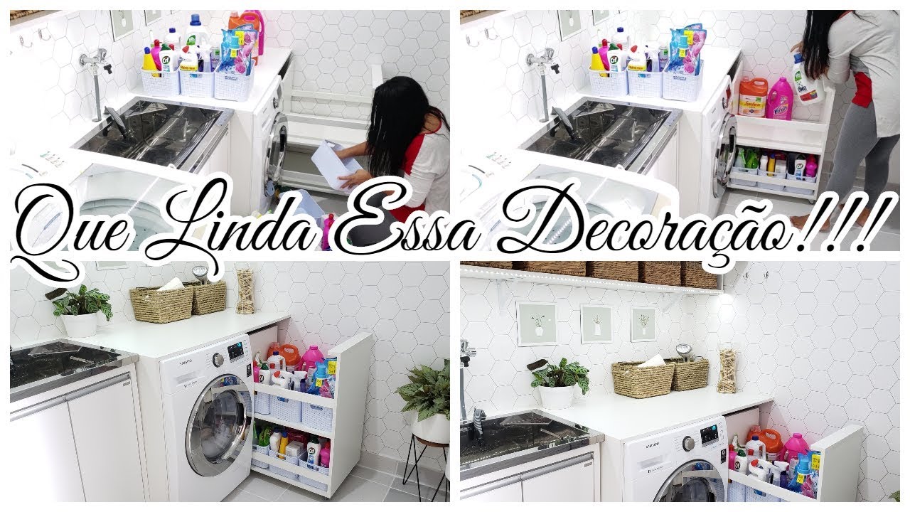 ORGANIZAÇÃO E DECORAÇÃO DA NOSSA LAVANDERIA Pinterest | Viviane Magalhães