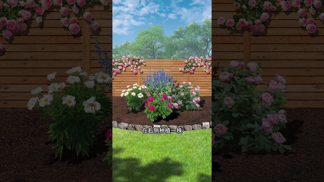 怎样打造一个晚春花镜？ #花园设计 #garden #flowerbed #flowers #gardening
