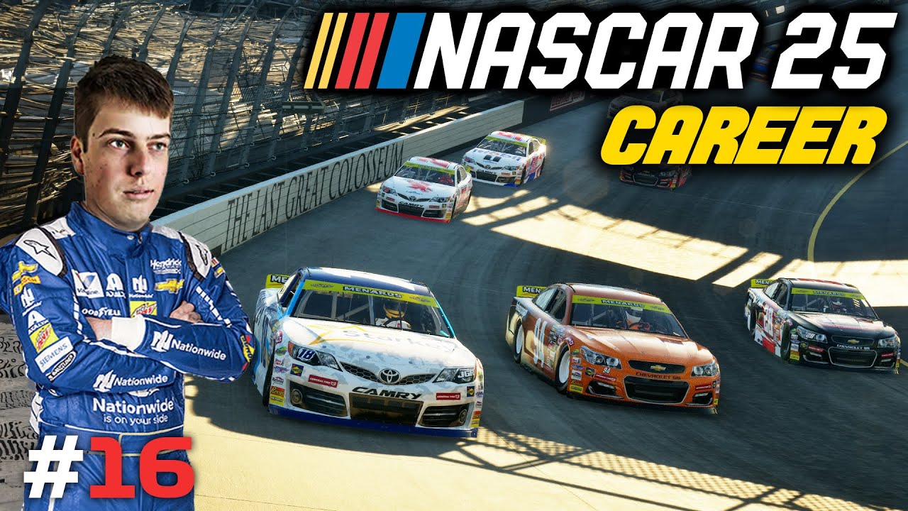 Гонки в Бристоле в три ряда! Карьера в NASCAR 25 | Часть 16