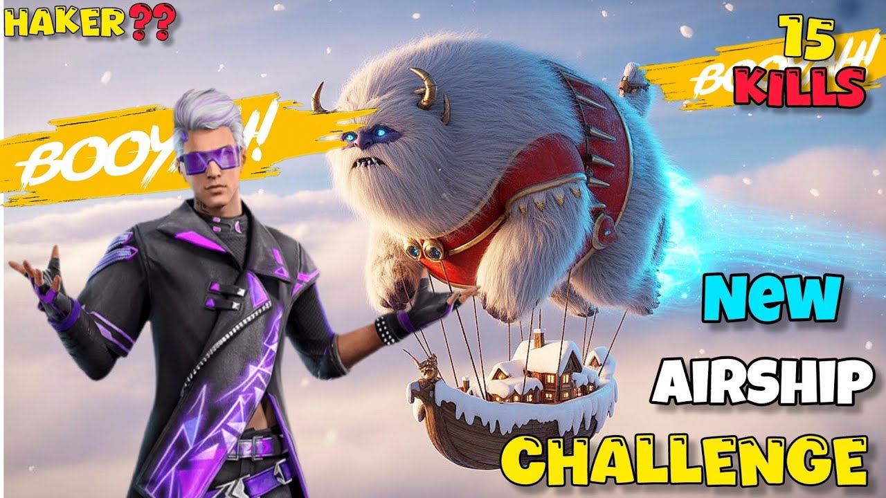 The King Of Airship is Back In FreeFire || Free Fire Solo vs Squad Gameplay ||