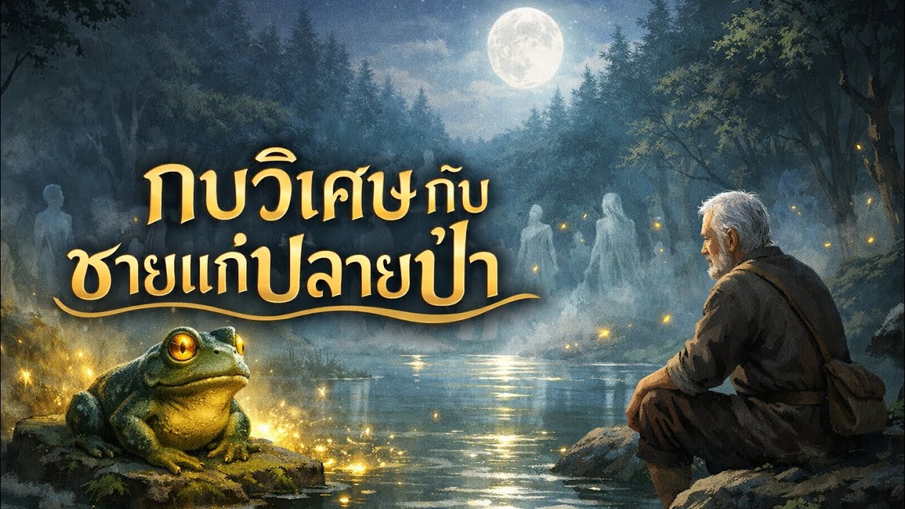 นิทาน เรื่อง 🐸 กบวิเศษ / ชายแก่เดินป่าเจอกบนอนป่วยจึงเก็บมาเลี้ยง / นิทานก่อนนอน