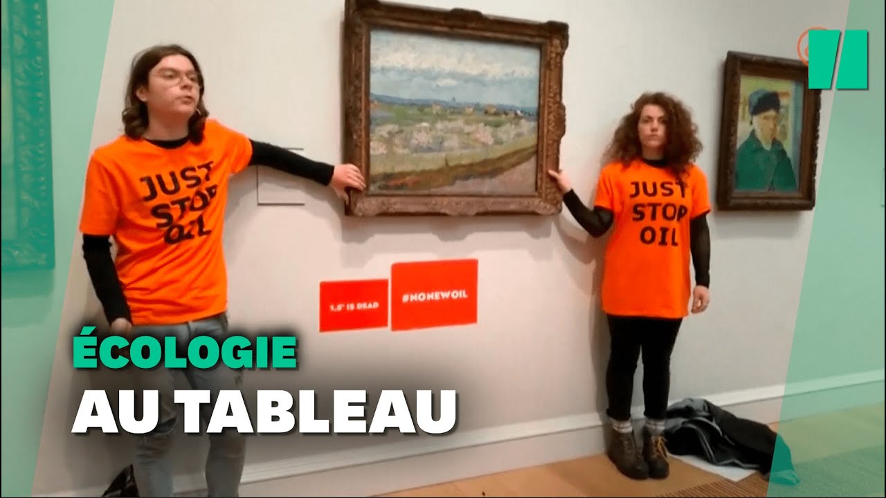 À Londres, deux militants écologistes se collent à un Van Gogh dans un musée