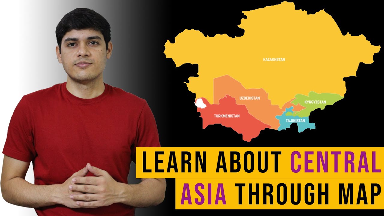 World Map | Map of Central Asia | मध्य एशिया का मानचित्र