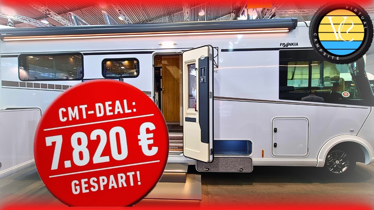Frankia I 7400 Plus Platin Pure CMT 2025 – Luxus Wohnmobil auf Mercedes Basis. NEU !!!
