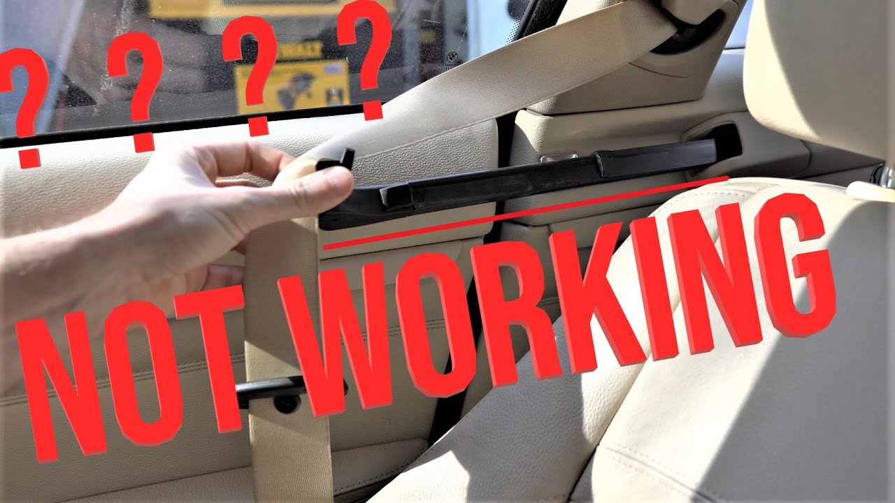 Ремонт удлинителя ремня безопасности BMW E92 с помощью ручной отладки Easy Remastered