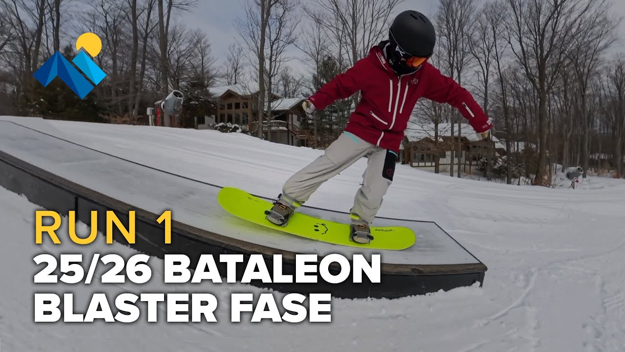 Run 1: 25/26 Bataleon Blaster FASE Snowboard Bindings
