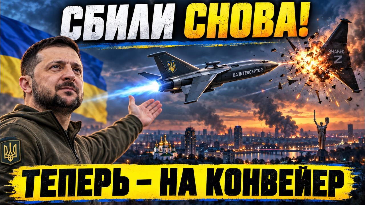 РЕАКТИВНЫЙ &laquo;ШАХЕД&raquo; СНОВА СБИТ: ЗЕЛЕНСКИЙ &mdash; &laquo;БУДЕМ МАСШТАБИРОВАТЬ&raquo;!